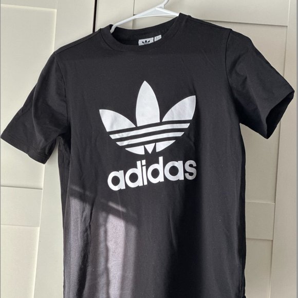 Adidas Black Trefoil Tee - Picture 2 of 4